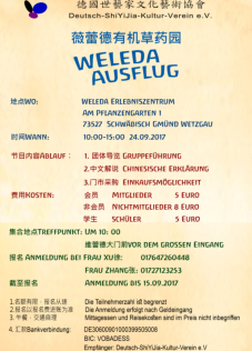 Weleda Ausflug